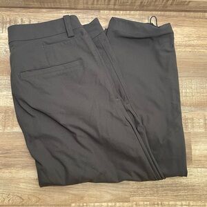 Lululemon Casual Chino Ankle Drawstring Pant Men 32 Graphite Grey 32" inseam EUC